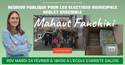 Réunion publique Ecôle Évariste Galois